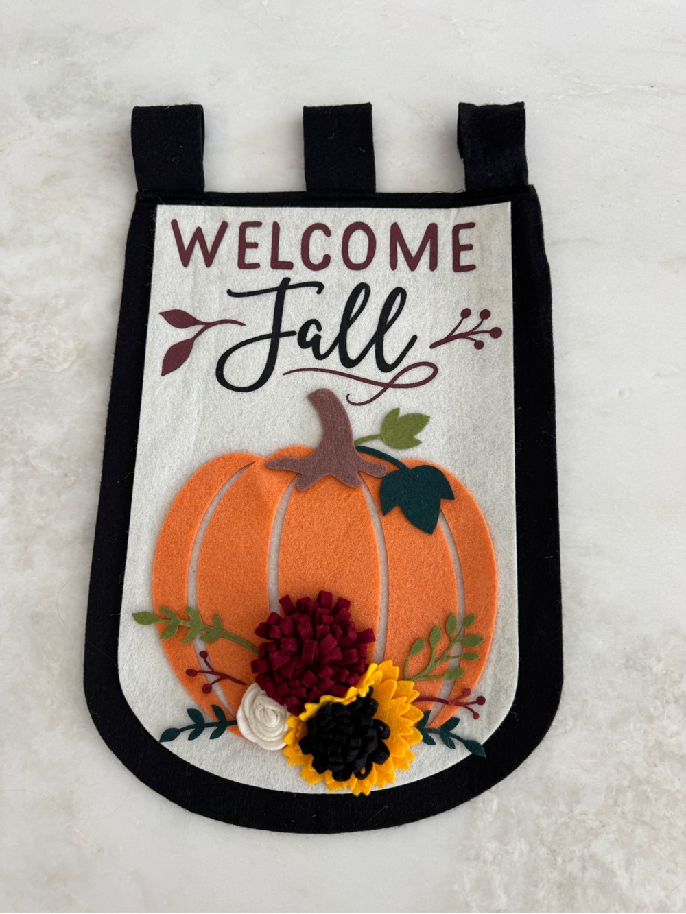Fall Outdoor Felt Banner